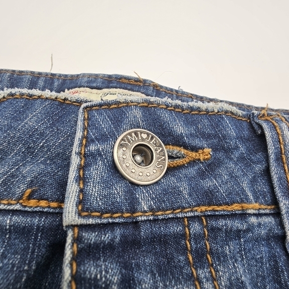 YMI Women's Jean Skirt, Denim Blue, Size 3 - Picture 3 of 11